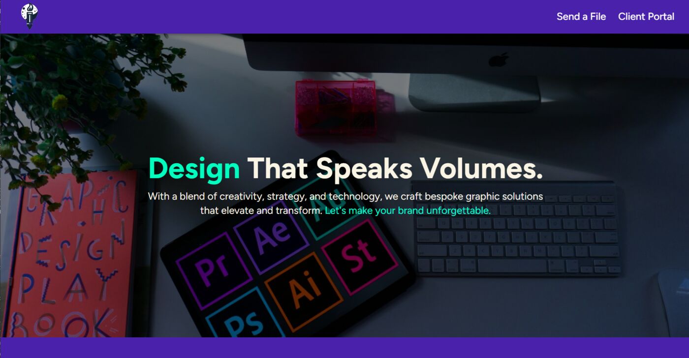 Graphic Design Website Template