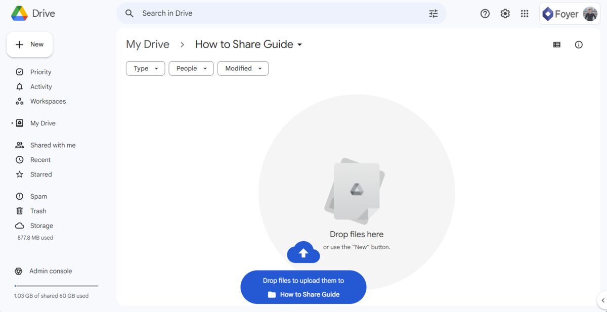 Uploading a file into Google Drive